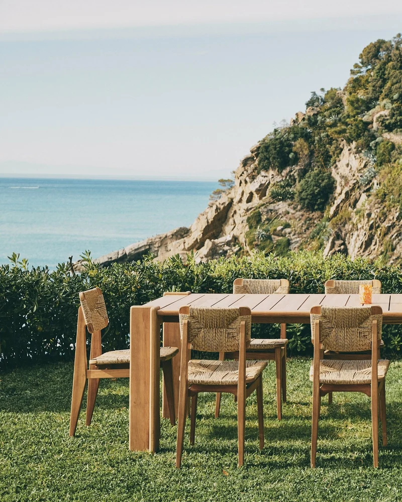 Table à manger en teck naturel 105x209 cm Atmosfera - Gubi