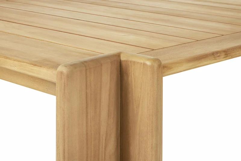 Table à manger en teck naturel 105x281 cm Atmosfera - Gubi