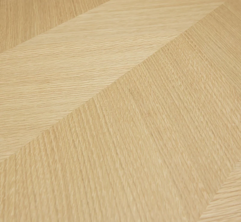 Table à manger rectangulaire en chêne naturel 160x80 cm Herringbone - Hübsch