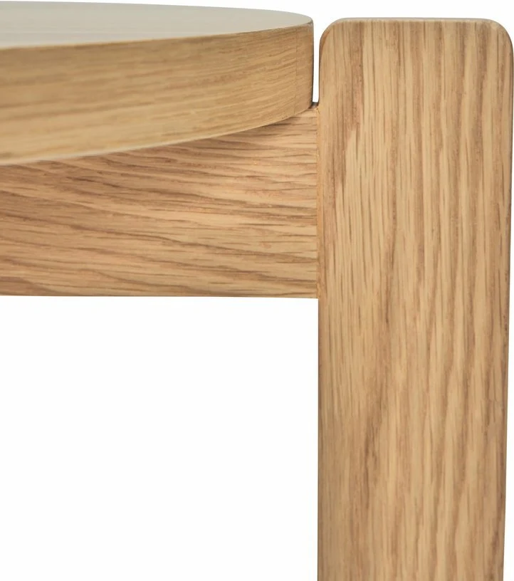 Tabouret en chêne naturel 45 x 42 cm Always - Hübsch