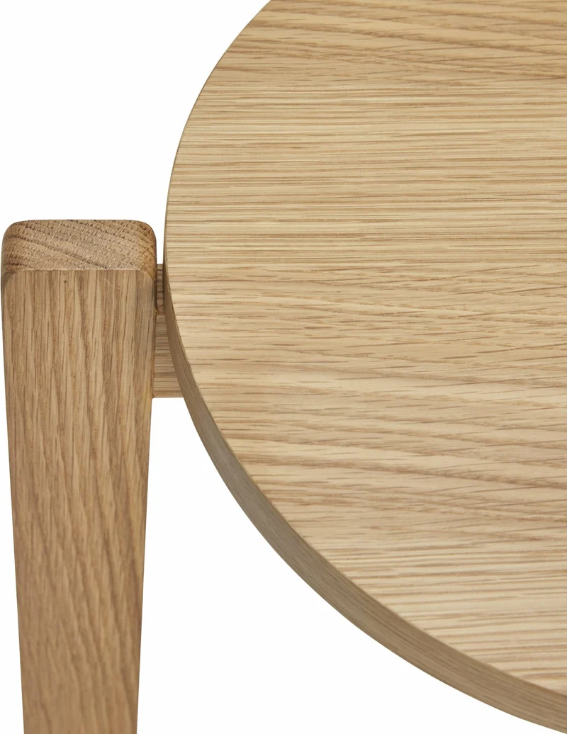 Tabouret en chêne naturel 45 x 42 cm Always - Hübsch