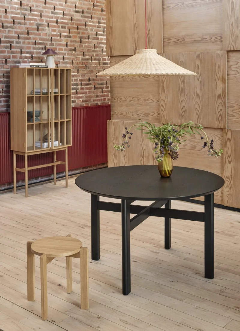 Tabouret en chêne naturel 45 x 42 cm Always - Hübsch