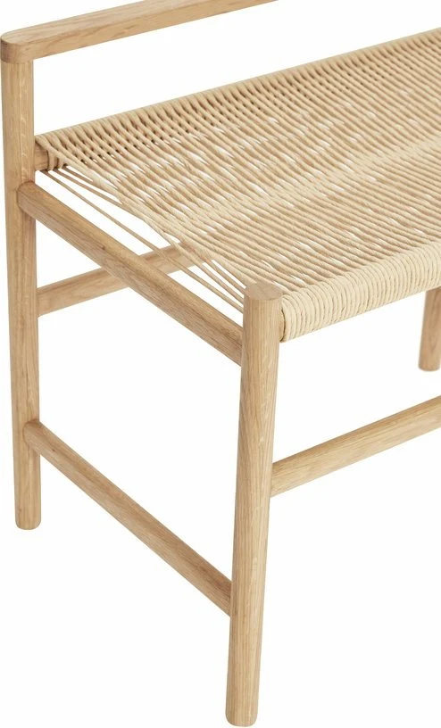 Banc en chêne naturel 100 x 41 x 55 cm Heritage - Hübsch