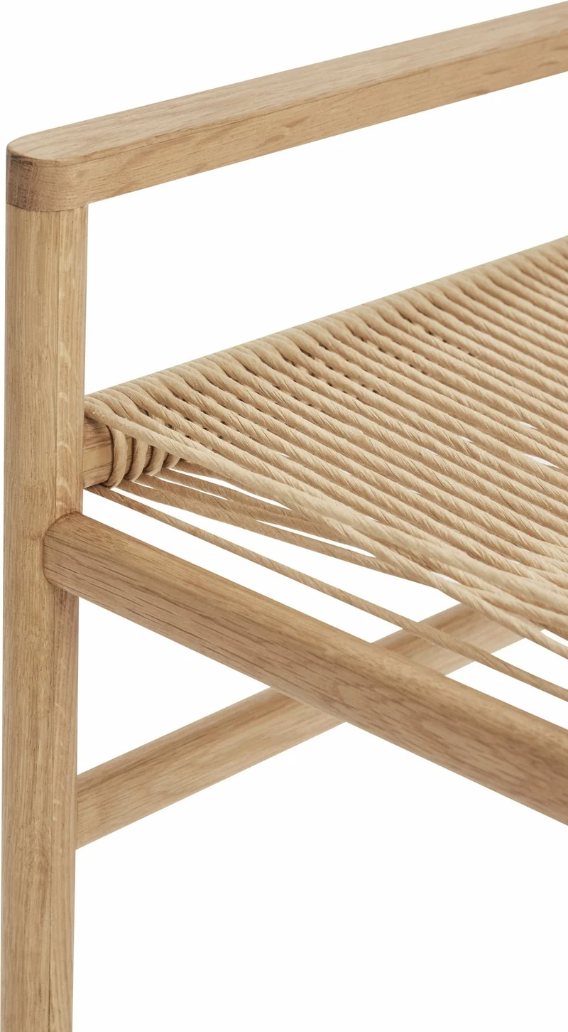Banc en chêne naturel 100 x 41 x 55 cm Heritage - Hübsch