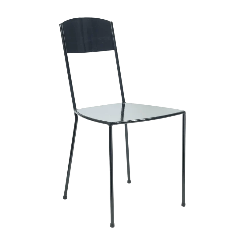 Chaise design noire en métal 40 x 40 x 83 cm Adriana - Serax