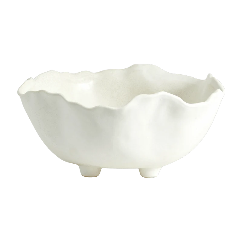 Bol en céramique blanc S Kauai - Nordal