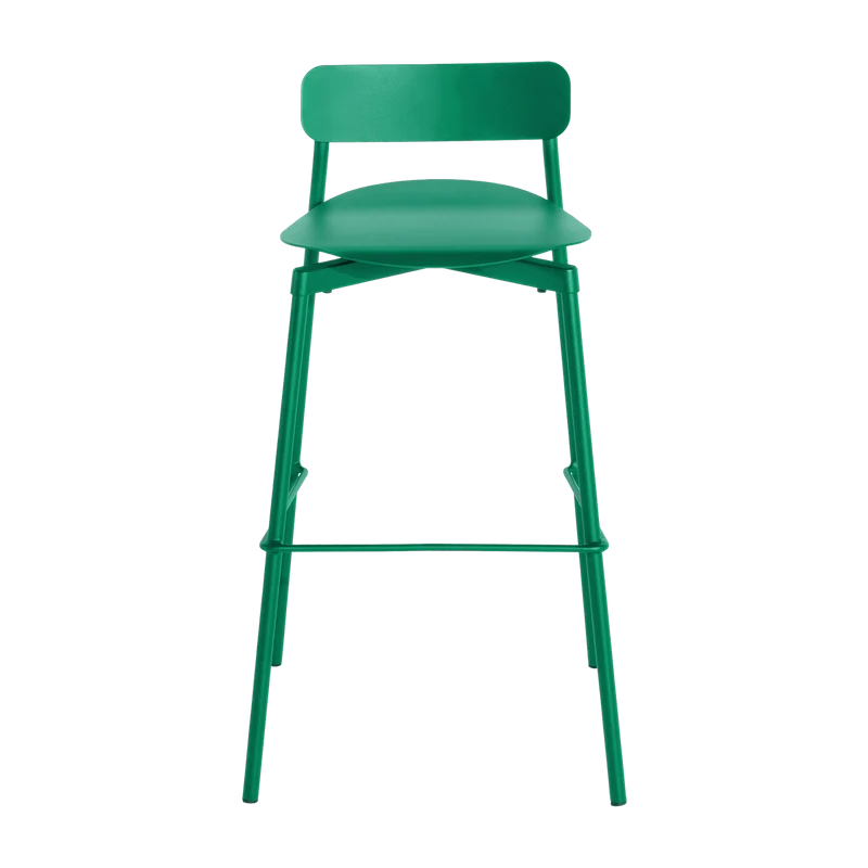 Chaise de bar outdoor vert menthe 65 cm Fromme - Petite friture