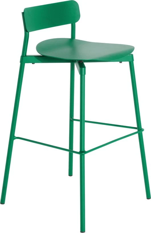 Chaise de bar outdoor vert menthe 65 cm Fromme - Petite friture