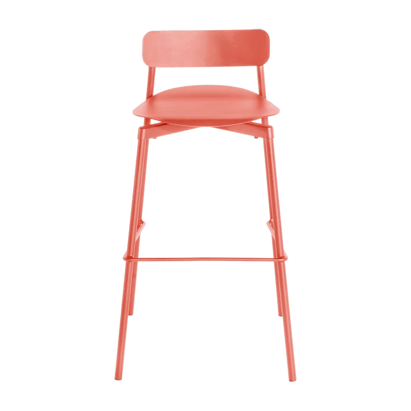 Chaise de bar outdoor corail 65 cm Fromme - Petite friture