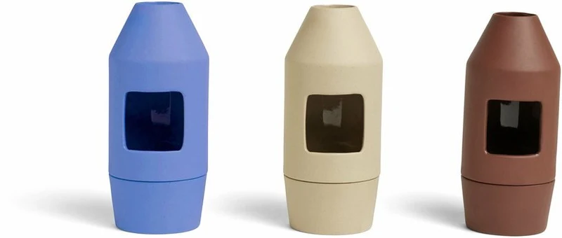 Diffuseur de parfum en porcelaine beige Chim Chim - HAY