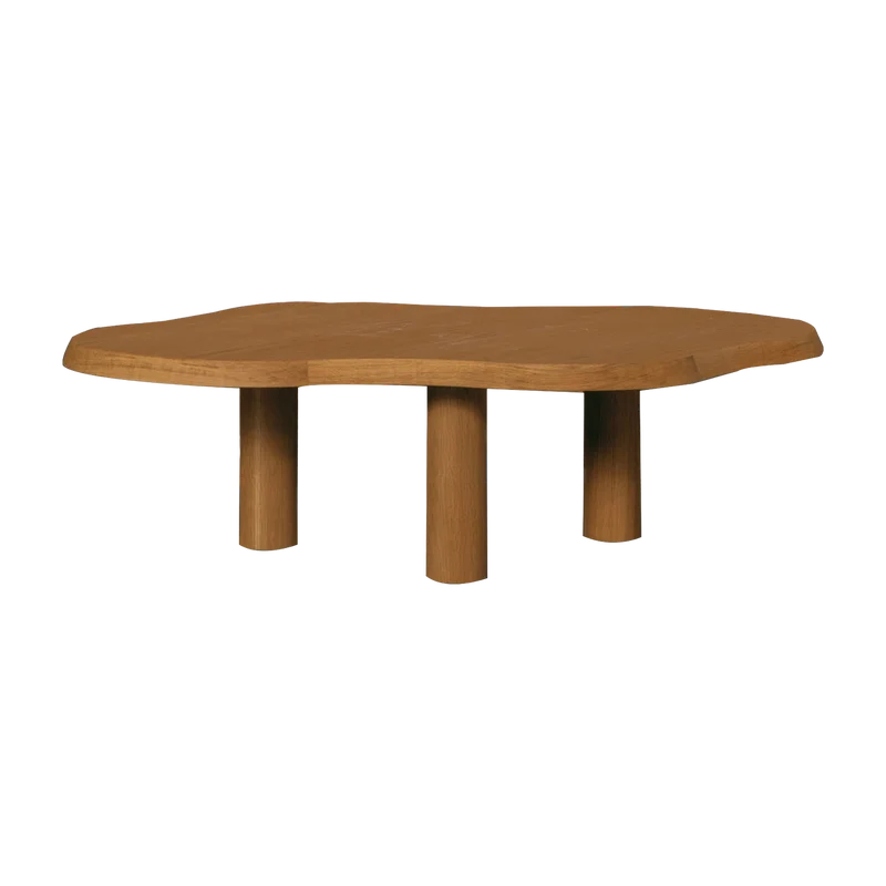 Table basse en iroko 130 x 70 cm Outdoor - Gabrielle Paris