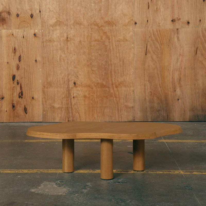 Table basse en iroko 130 x 70 cm Outdoor - Gabrielle Paris