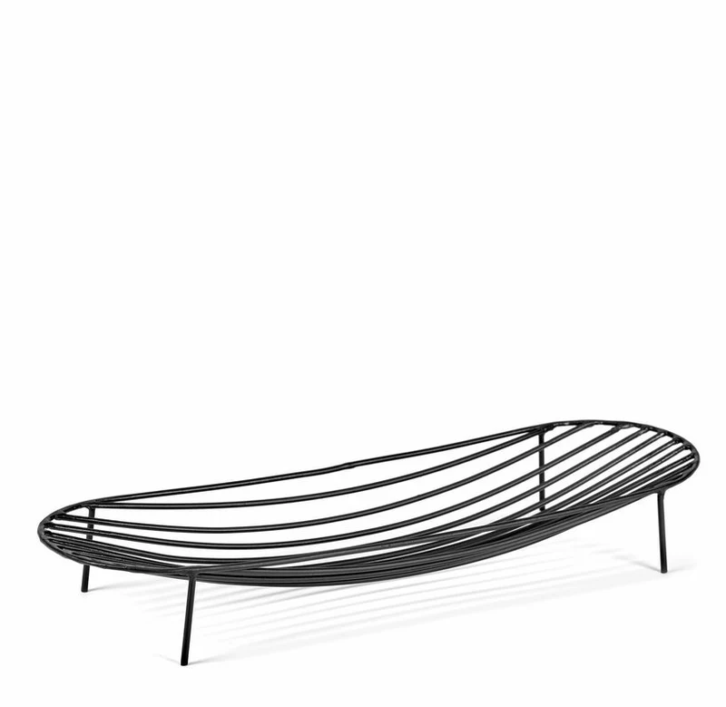 Long panier noir 45 x 14,5 cm Nana- Serax