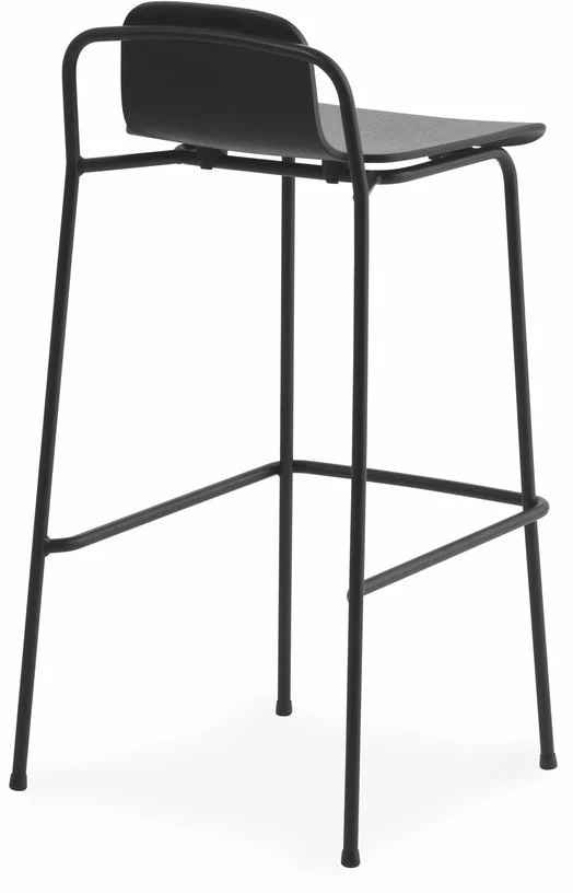 Tabouret de bar en acier noir 65cm Studio Oak - Normann Copenhagen