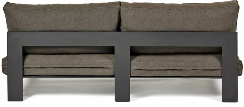 Banc d'intérieur deux places avec coussins couleur sépia 182x91x58 B. Mombaers - Serax