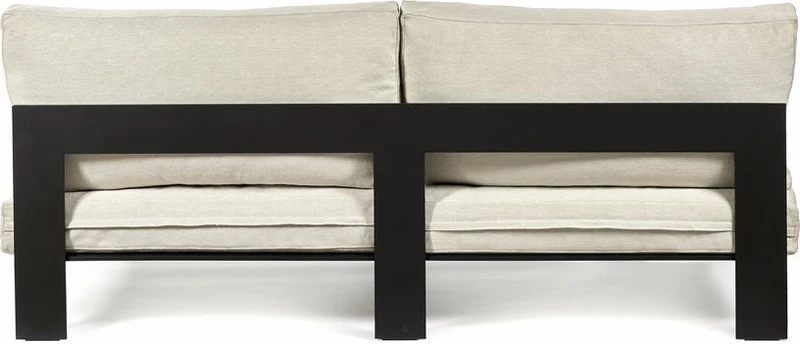 Banc d'intérieur deux places avec coussins couleur ivoire 182 X 91 X 58 B. Mombaers - Serax