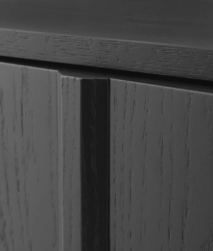 Buffet noir Rib Soft noir - Normann Copenhagen