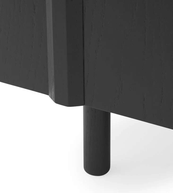 Buffet noir Rib Soft noir - Normann Copenhagen