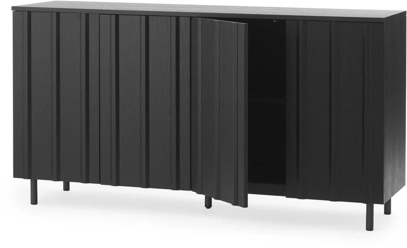 Buffet noir Rib Soft noir - Normann Copenhagen