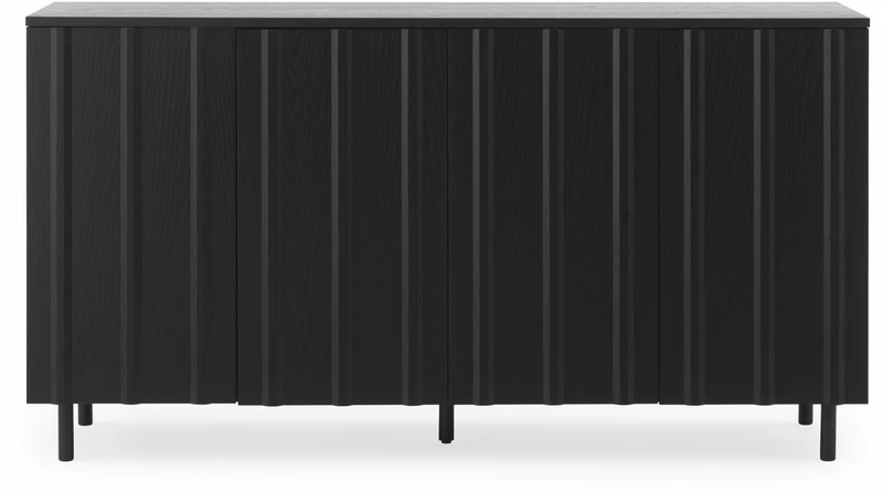 Buffet noir Rib Soft noir - Normann Copenhagen
