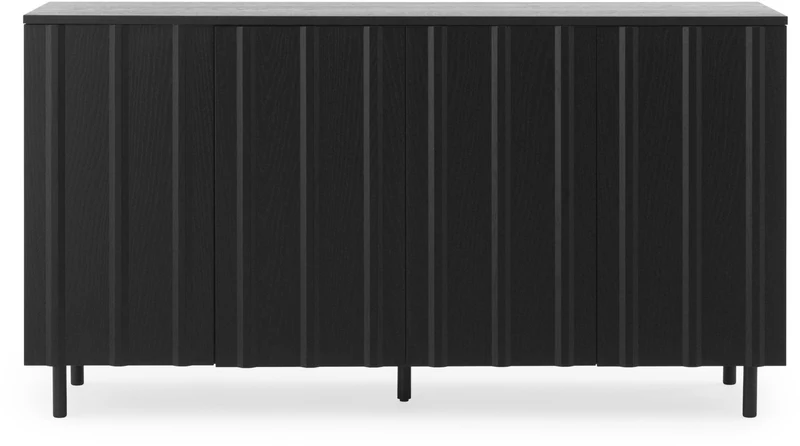 Buffet noir Rib Soft noir - Normann Copenhagen