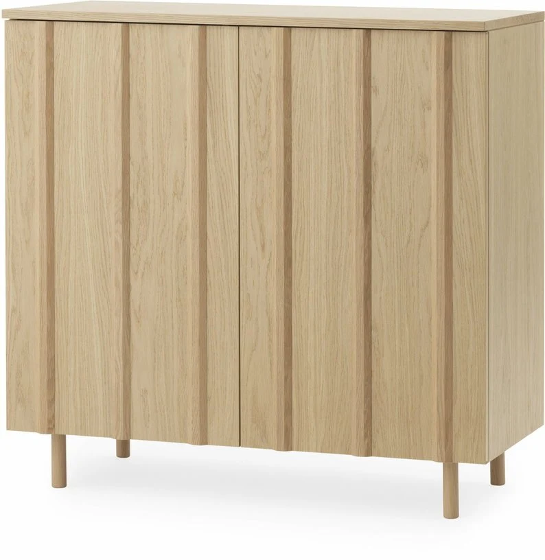 Cabinet bas chêne Rib Oak - Normann Copenhagen