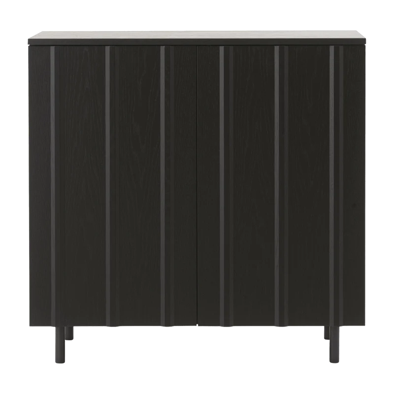 Cabinet bas noir Rib Soft noir - Normann Copenhagen
