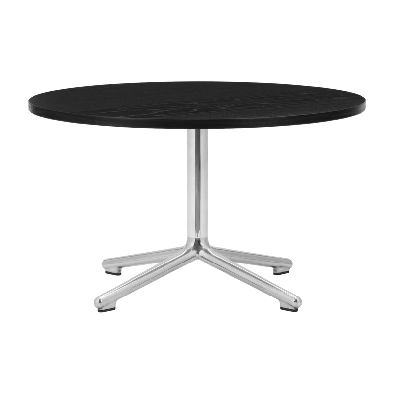 Table basse en aluminium et en chêne noir 70 cm Lunar noir Oak - Normann Copenhagen