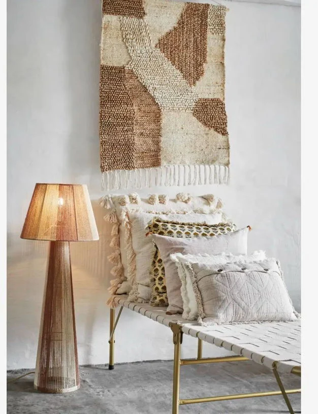 Housse de coussin avec glands - Madam Stoltz