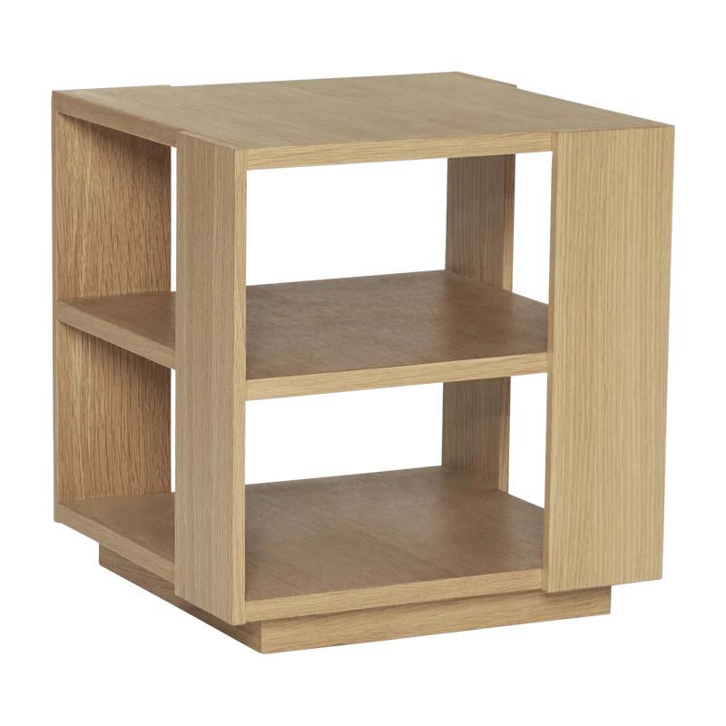 Table d'appoint en chêne Merge - Hübsch