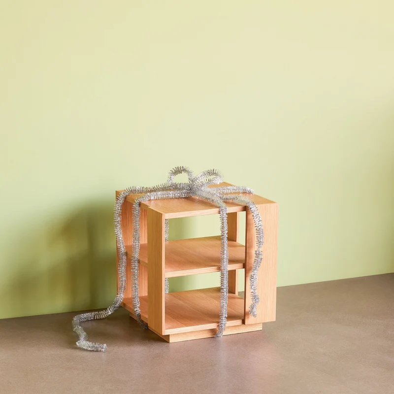 Table d'appoint en chêne Merge - Hübsch