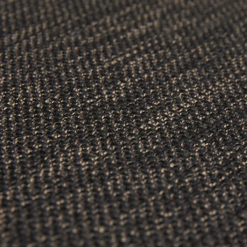 Tabouret avec coussin noir Silo - Hübsch