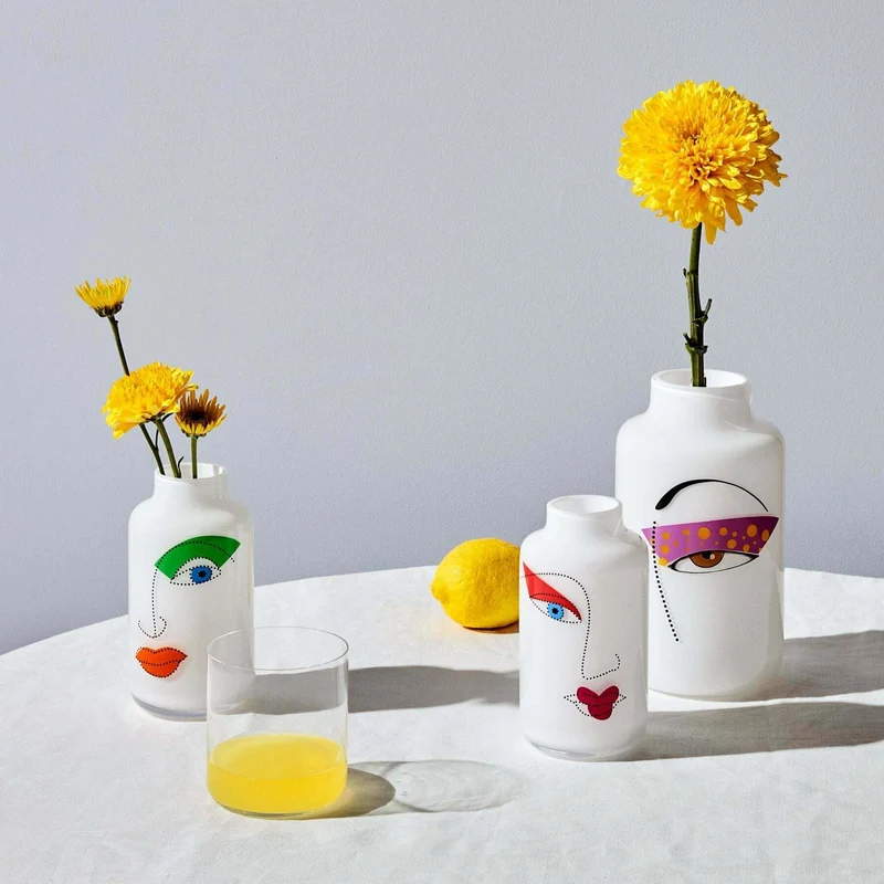 Vase Mini Magnolia Rock & Pop Moyen - Nude Glass