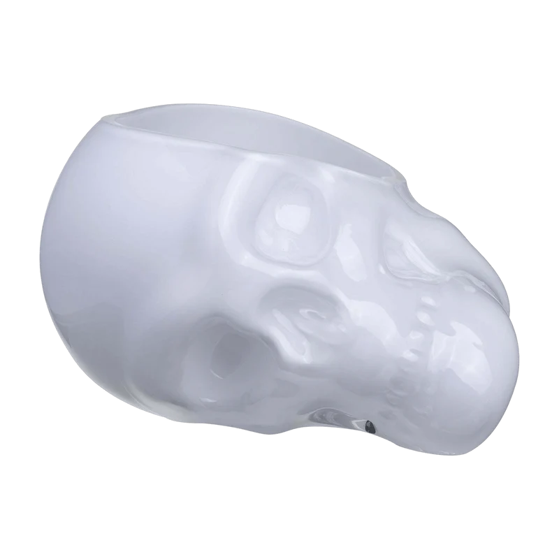 Bol crâne blanc Memento - Nude Glass