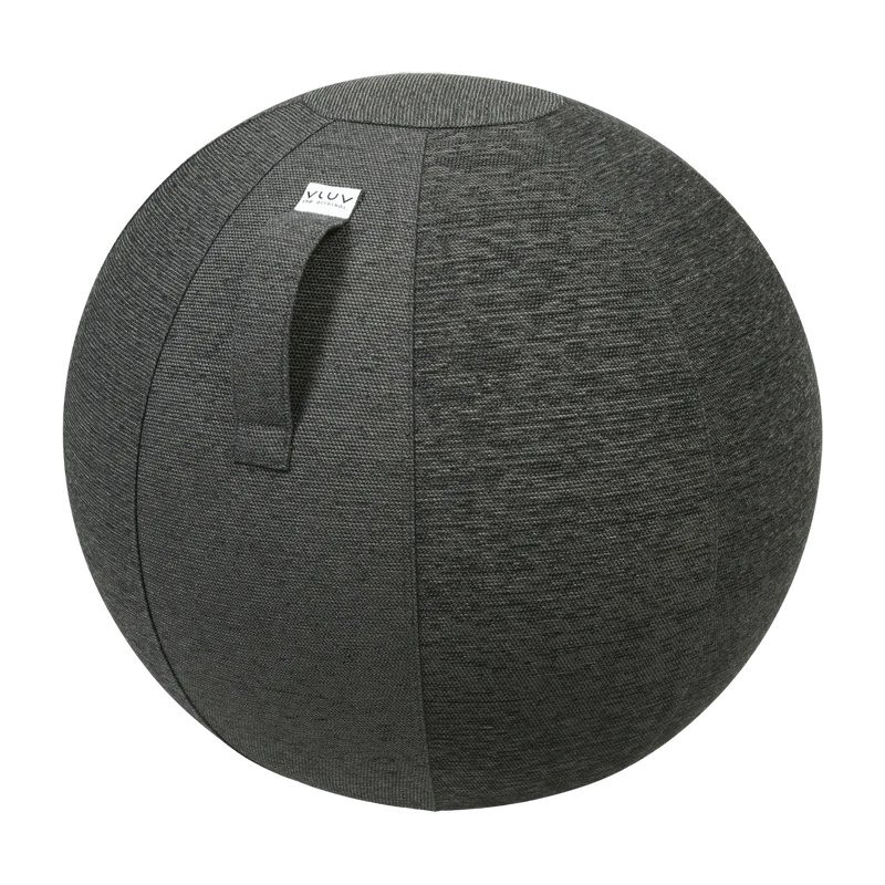 Siège ergonomique en tissu polyester anthracite 60 cm STOV - VLUV
