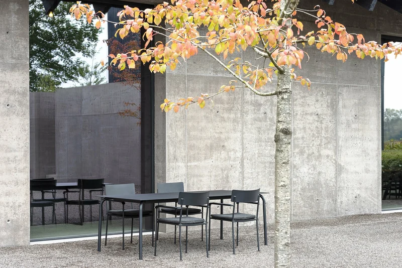 Table à manger noir 220 cm August - Serax