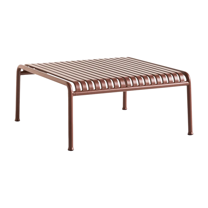 Table basse d'extérieur en rouge Palissade - Hay