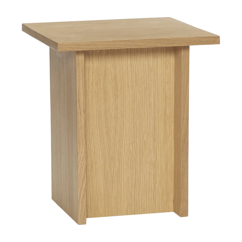Table d'appoint carrée en chêne naturel 35 x 35 cm - Hübsch