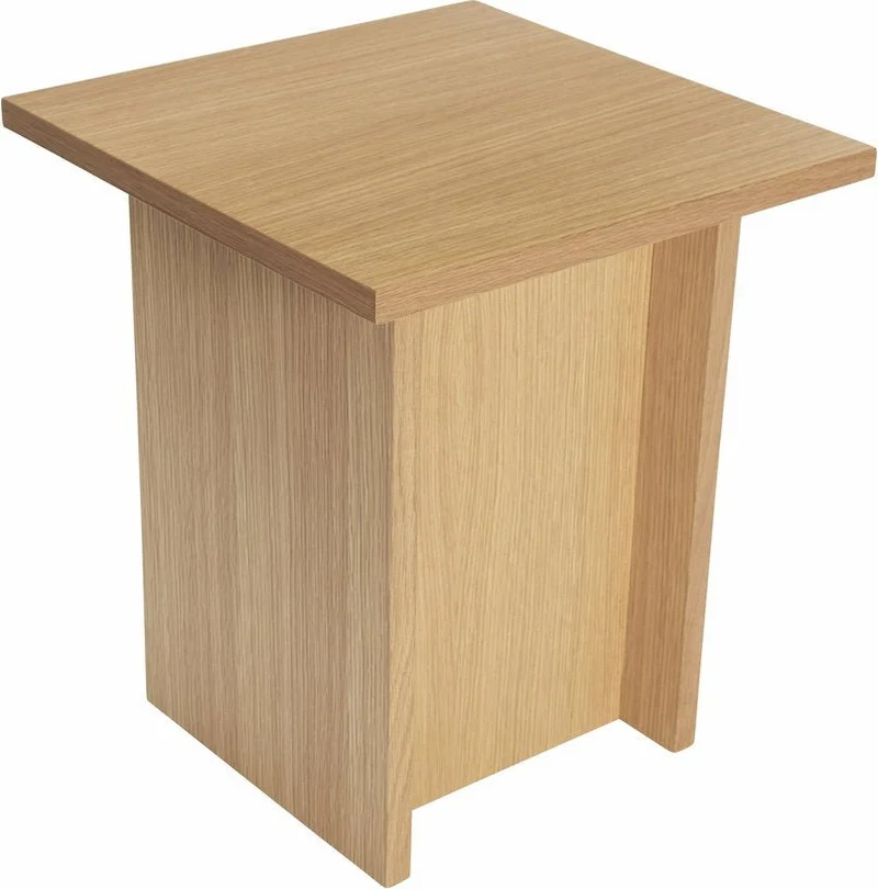 Table d'appoint carrée en chêne naturel 35 x 35 cm - Hübsch