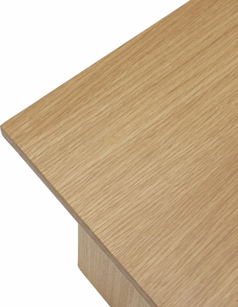 Table d'appoint carrée en chêne naturel 35 x 35 cm - Hübsch
