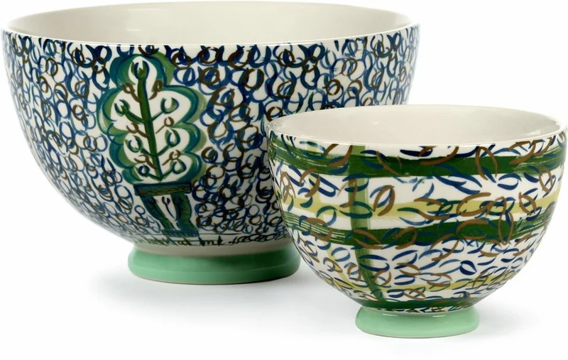 Bol en grès bleu vert 10 cm Kimono - Serax