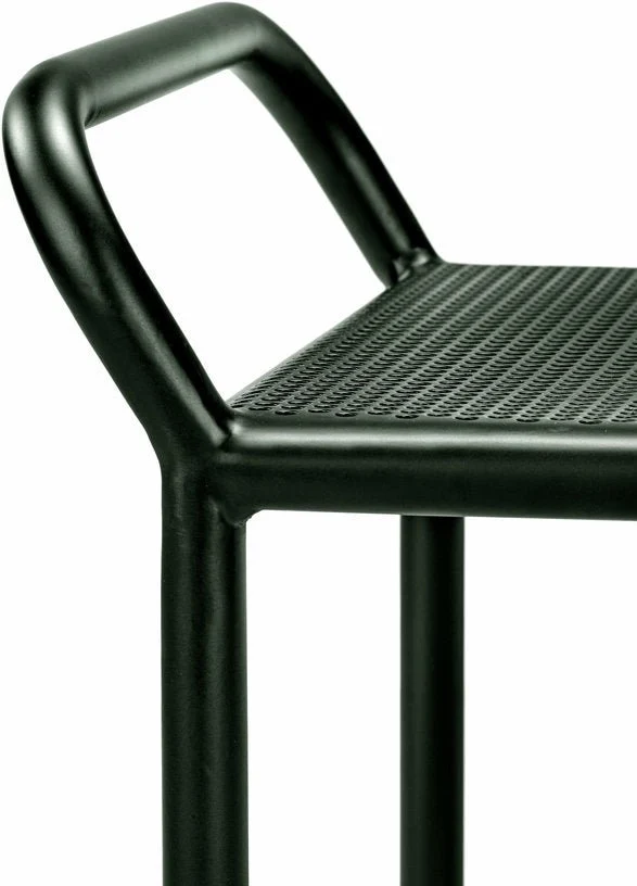 Tabouret de jardin en acier vert 52 cm Fontainebleau - Serax