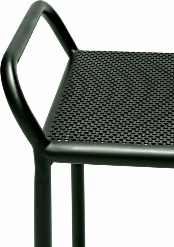 Tabouret de jardin en acier vert 52 cm Fontainebleau - Serax