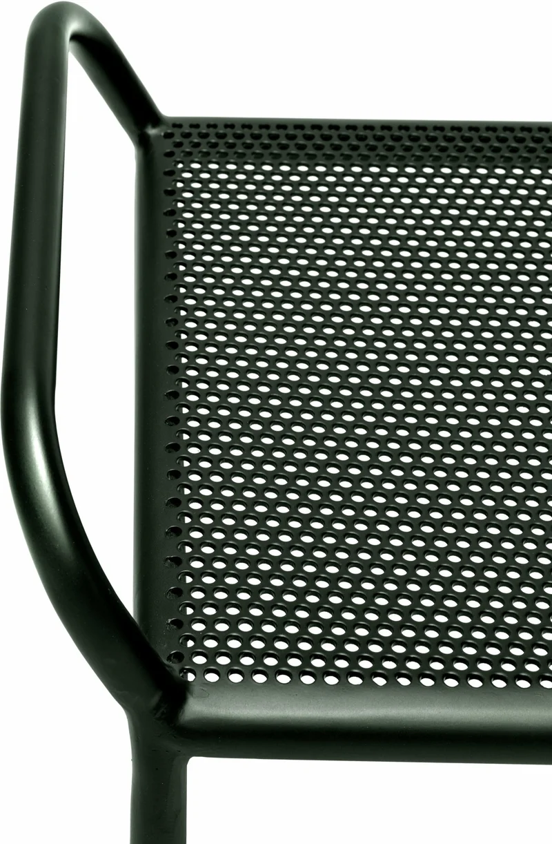 Tabouret de jardin en acier vert 52 cm Fontainebleau - Serax