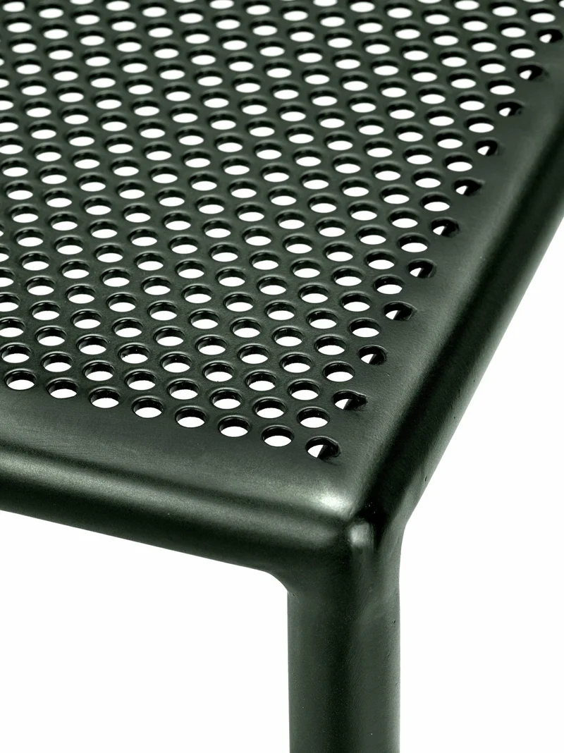 Tabouret de jardin en acier vert 52 cm Fontainebleau - Serax