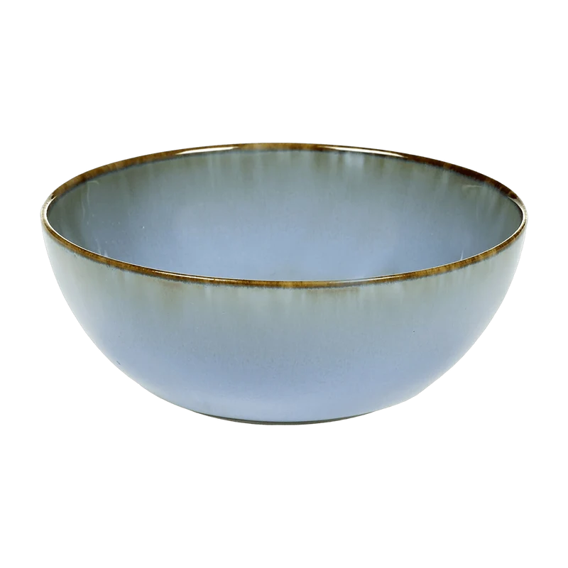 Bol en grès bleu ciel et gris fumé 11 cm - Serax