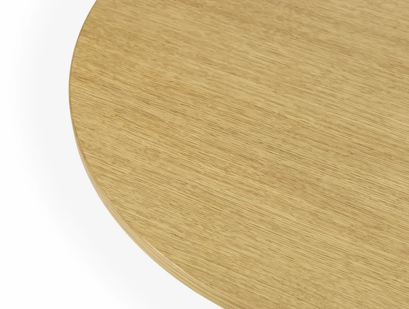 Table basse en aluminium et en chêne 60 cm Lunar Oak - Normann Copenhagen
