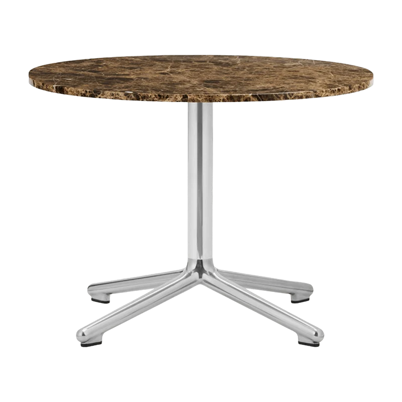 Table basse en aluminium et en marbre café 60 cm Lunar Marble - Normann Copenhagen