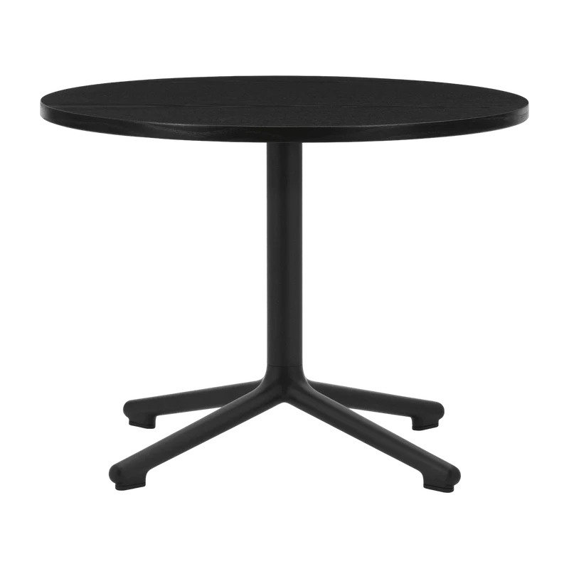 Table basse en aluminium noir et en chêne noir 60 cm Lunar Oak - Normann Copenhagen