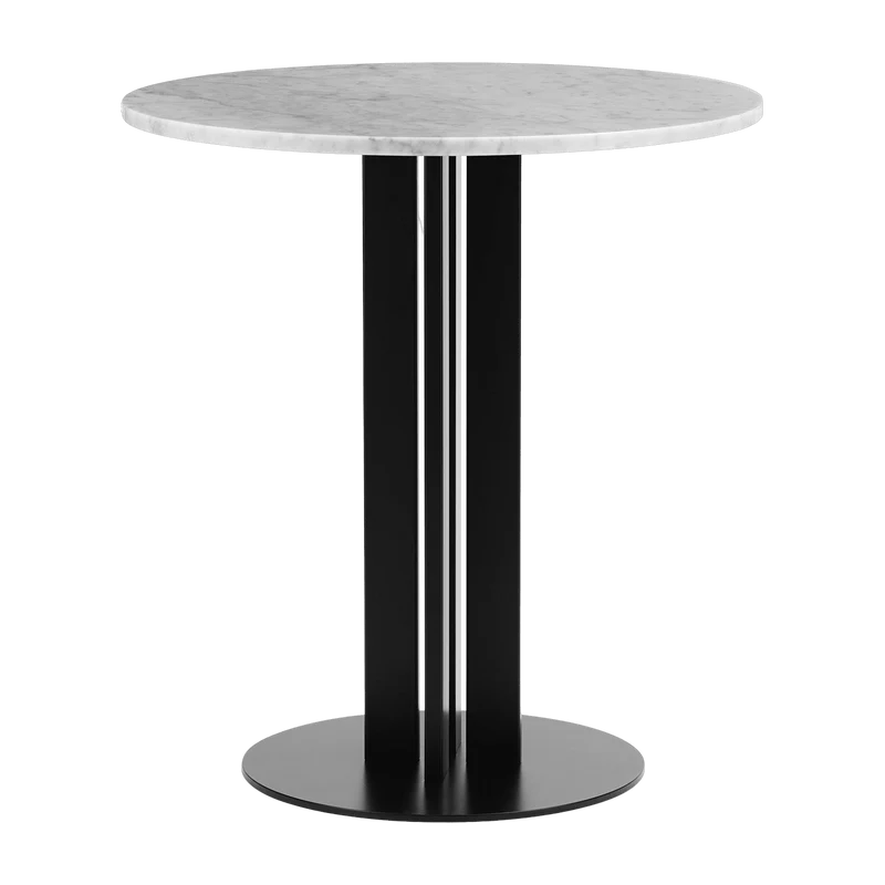 Table haute en marbre 70 cm Scala Cafe Marble - Normann Copenhagen